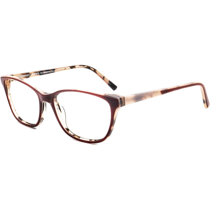 Prodesign Denmark Women's Eyeglasses 1782 c.4022 Burgundy&Beige on Tortoise B-Shape Frame Japan 55[]16 135