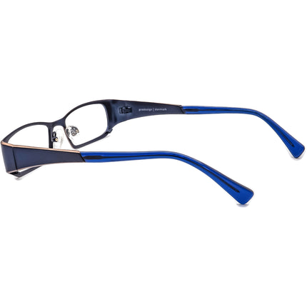 Prodesign Denmark Women's Eyeglasses 4326 c.9031 Pure Titanium Blue Rectangular Frame 50[]17 145