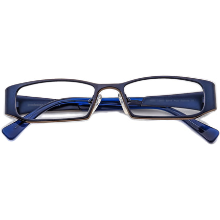 Prodesign Denmark Women's Eyeglasses 4326 c.9031 Pure Titanium Blue Rectangular Frame 50[]17 145