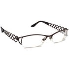 Prodesign Denmark Women's Eyeglasses 5107 C.5031 Brown Half Rim Metal Frame 52[]16 135