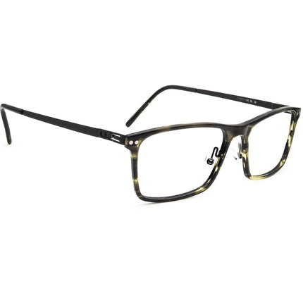 Prodesign Denmark Men's Eyeglasses 6615 9624 Green Tortoise/Black Rectangular Frame 57[]17 145