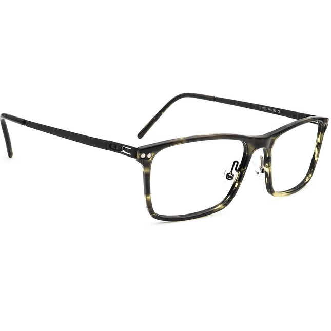 Prodesign Denmark Men's Eyeglasses 6615 9624 Green Tortoise/Black Rectangular Frame 57[]17 145