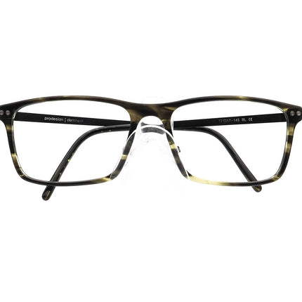 Prodesign Denmark Men's Eyeglasses 6615 9624 Green Tortoise/Black Rectangular Frame 57[]17 145