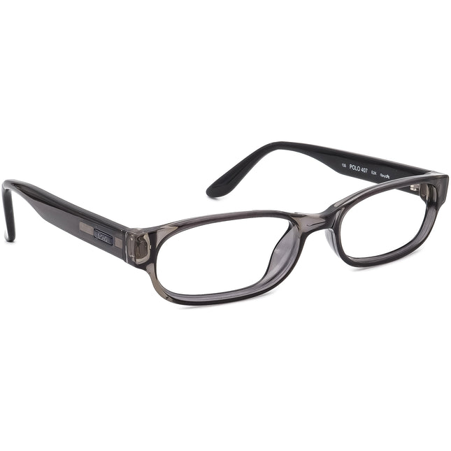 Ralph Lauren Polo Men's Eyeglasses 407 E2K Smokey Gray/Green Rectangular Frame Italy 51[]17 135