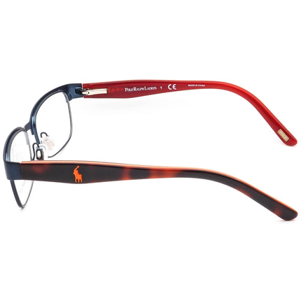Ralph Lauren Polo Kids' Eyeglasses 8036 3134 Navy Blue/Havana Browline Frame 46[]15 125