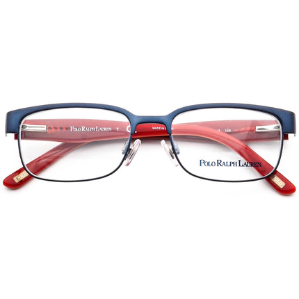 Ralph Lauren Polo Kids' Eyeglasses 8036 3134 Navy Blue/Havana Browline Frame 46[]15 125
