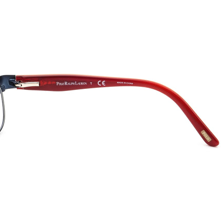 Ralph Lauren Polo Kids' Eyeglasses 8036 3134 Navy Blue/Havana Browline Frame 46[]15 125