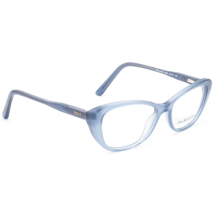 Ralph Lauren Polo Small Eyeglasses 8530 1668 Transparent Blue Frame 46[]15 130