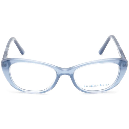 Ralph Lauren Polo Small Eyeglasses 8530 1668 Transparent Blue Frame 46[]15 130