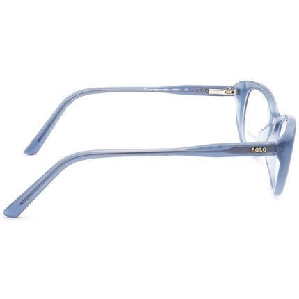 Ralph Lauren Polo Small Eyeglasses 8530 1668 Transparent Blue Frame 46[]15 130
