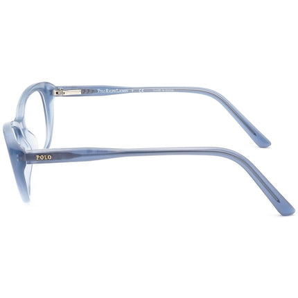 Ralph Lauren Polo Small Eyeglasses 8530 1668 Transparent Blue Frame 46[]15 130