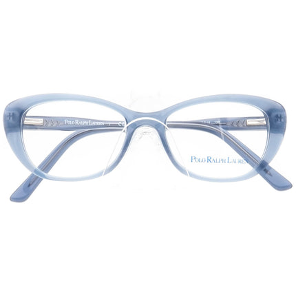 Ralph Lauren Polo Small Eyeglasses 8530 1668 Transparent Blue Frame 46[]15 130