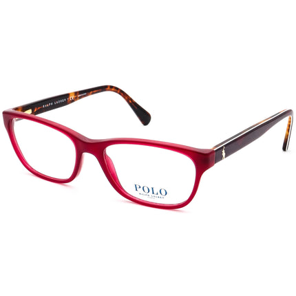 Ralph Lauren Polo Eyeglasses PH 2127 5495 Red/Plaid on Tortoise Square Frame 52[]17 145