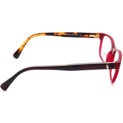 Ralph Lauren Polo Eyeglasses PH 2127 5495 Red/Plaid on Tortoise Square Frame 52[]17 145