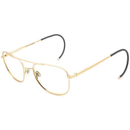 Randolph Engineering Sunglasses RE FGN Gold Pilot Metal Italy 52 mm