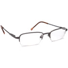 Ray-Ban Kids' Eyeglasses RB 1002T 3001 Titanium Gunmetal Half Rim Frame 45[]17 120