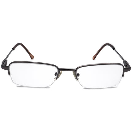 Ray-Ban Kids' Eyeglasses RB 1002T 3001 Titanium Gunmetal Half Rim Frame 45[]17 120