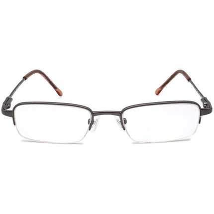 Ray-Ban Kids' Eyeglasses RB 1002T 3001 Titanium Gunmetal Half Rim Frame 45[]17 120