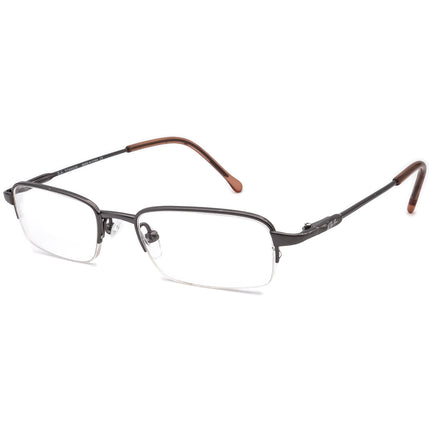 Ray-Ban Kids' Eyeglasses RB 1002T 3001 Titanium Gunmetal Half Rim Frame 45[]17 120