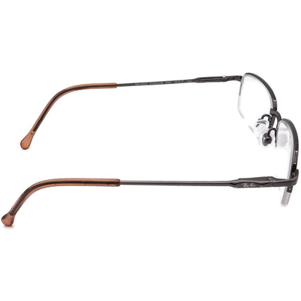 Ray-Ban Kids' Eyeglasses RB 1002T 3001 Titanium Gunmetal Half Rim Frame 45[]17 120