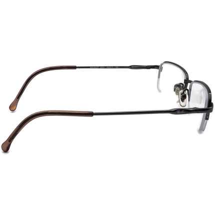 Ray-Ban Kids' Eyeglasses RB 1002T 3001 Titanium Gunmetal Half Rim Frame 45[]17 120