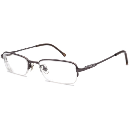 Ray-Ban Kids' Eyeglasses RB 1002T Gunmetal Half Rim Metal Frame 45[]17 120