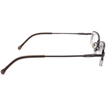 Ray-Ban Kids' Eyeglasses RB 1002T Gunmetal Half Rim Metal Frame 45[]17 120