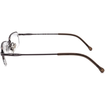 Ray-Ban Kids' Eyeglasses RB 1002T Gunmetal Half Rim Metal Frame 45[]17 120