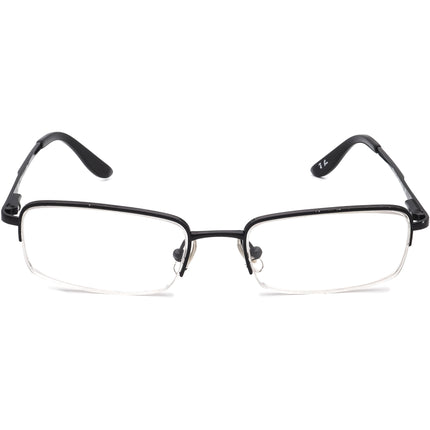 Ray-Ban Kids' Eyeglasses RB 1020T 3005 Titanium Black Half Rim Frame 46[]16 125