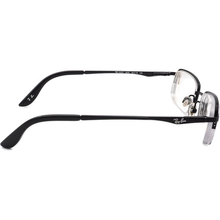 Ray-Ban Kids' Eyeglasses RB 1020T 3005 Titanium Black Half Rim Frame 46[]16 125