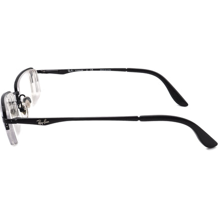 Ray-Ban Kids' Eyeglasses RB 1020T 3005 Titanium Black Half Rim Frame 46[]16 125