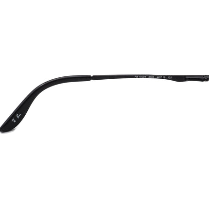 Ray-Ban Kids' Eyeglasses RB 1020T 3005 Titanium Black Half Rim Frame 46[]16 125