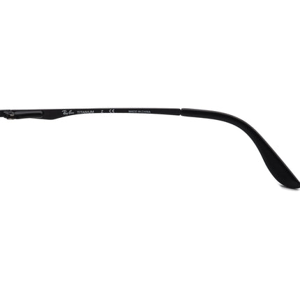 Ray-Ban Kids' Eyeglasses RB 1020T 3005 Titanium Black Half Rim Frame 46[]16 125