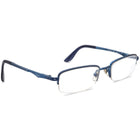 Ray-Ban Kids' Eyeglasses RB 1022 4000 Glossy Blue Half Rim Metal Frame 45[]17 125