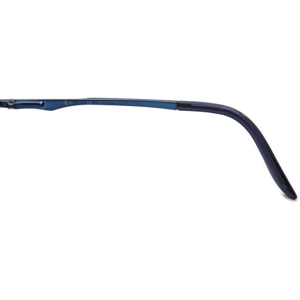 Ray-Ban Kids' Eyeglasses RB 1022 4000 Glossy Blue Half Rim Metal Frame 45[]17 125
