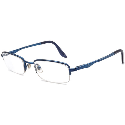 Ray-Ban Kids' Eyeglasses RB 1022 4000 Glossy Blue Half Rim Metal Frame 45[]17 125