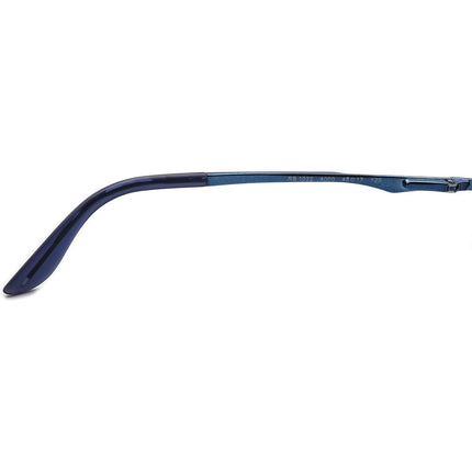 Ray-Ban Kids' Eyeglasses RB 1022 4000 Glossy Blue Half Rim Metal Frame 45[]17 125