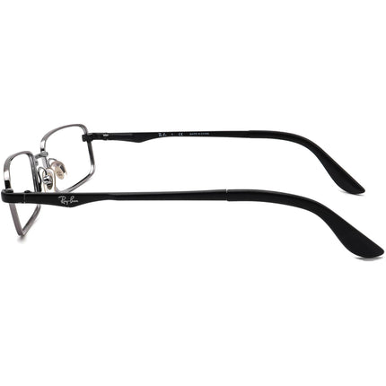 Ray-Ban Kids' Eyeglasses RB 1023 4002 Silver/Black Rectangular Frame 47[]16 125