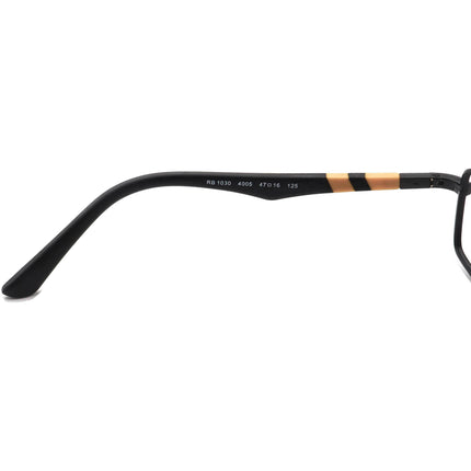 Ray-Ban Kids' Eyeglasses RB 1030 4005 Black Rectangular Frame 47[]16 125