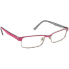 Ray-Ban Kids' Eyeglasses RB 1032 4015 Pink and Silver Rectangular Frame 47[]15 125