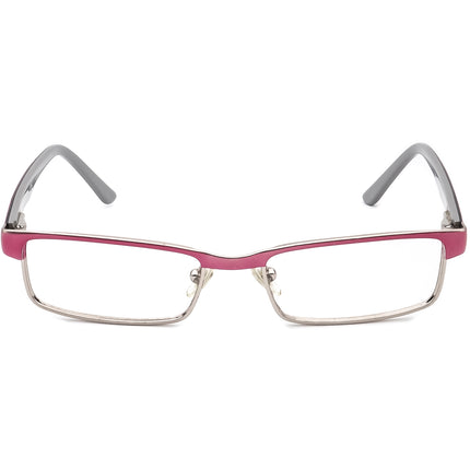 Ray-Ban Kids' Eyeglasses RB 1032 4015 Pink and Silver Rectangular Frame 47[]15 125