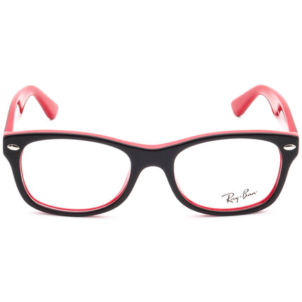Ray-Ban Kids' Eyeglasses RB 1528 3573 Black on Red Square Frame 46[]16 125