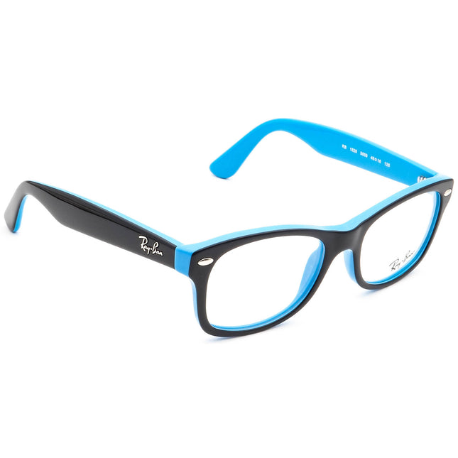 Ray-Ban Kids' Eyeglasses RB 1528 3659 Black on Blue Square Frame 46[]16 125