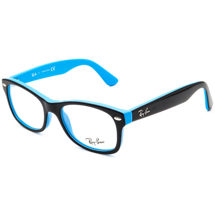 Ray-Ban Kids' Eyeglasses RB 1528 3659 Black on Blue Square Frame 46[]16 125