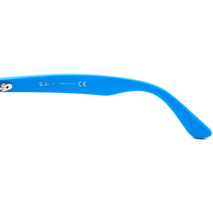 Ray-Ban Kids' Eyeglasses RB 1528 3659 Black on Blue Square Frame 46[]16 125