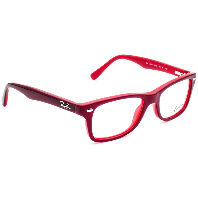Ray-Ban Kids' Eyeglasses RB 1531 3592 Burgundy on Red Frame 46[]16 125