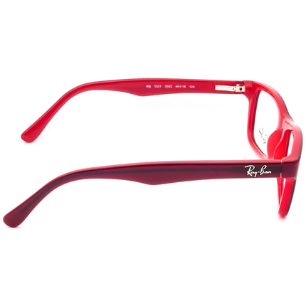 Ray-Ban Kids' Eyeglasses RB 1531 3592 Burgundy on Red Frame 46[]16 125