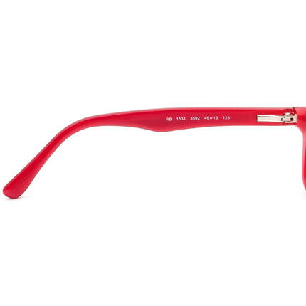 Ray-Ban Kids' Eyeglasses RB 1531 3592 Burgundy on Red Frame 46[]16 125