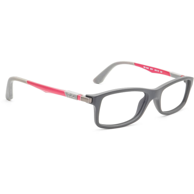 Ray-Ban Kids' Eyeglasses RB 1546 3631 Gray/Pink Rectangular Frame 48[]16 125