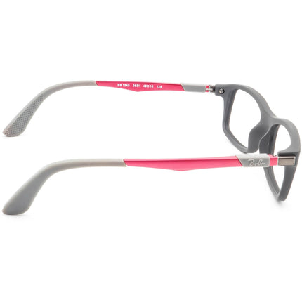 Ray-Ban Kids' Eyeglasses RB 1546 3631 Gray/Pink Rectangular Frame 48[]16 125